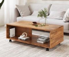 Ad & Av CT10_WOOD Engineered Wood Coffee Table