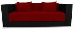 Adorn India Almond Double Solid Wood Sofa Bed