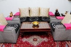 Advika Handicraft Anitque Mor Bakhra Design Sheesham Solid Wood With Glass Top Table Solid Wood Coffee Table