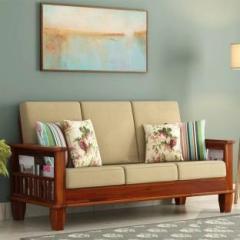 AL AAYAT Premium Quality Living Room Wooden Sofa Set Fabric 3 Seater Sofa