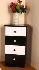 Allie Wood MDF FREE STANDING CHEST OF DRAWERS Engineered Wood Free Standing Chest of Drawers