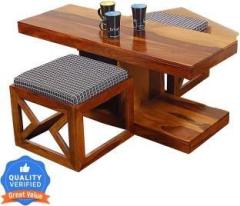 Allie Wood Sheesham Solid Wood Coffee Table