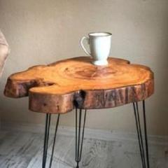 An Craft Coffee Table, Tea Table Sheesham Wood Top Coffee Side Solid Wood Coffee Table
