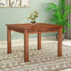 Ananya Furniture Solid Wood 4 Seater Dining Table