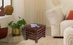 Anaya Afroz Wood Side table, Beside table solid wood foot rest stool living room bedroom Engineered Wood End Table
