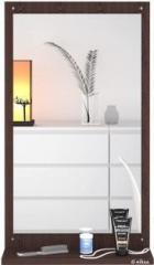 Anikaa Maria Dressing Wall Mirrors/Wall Hanging Dressing Mirrors with Shelf/Decorative Wall Mirror/Dressing Table for Bedroom Living Room Matte Finish Engineered Wood Dressing Table