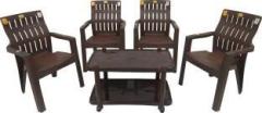 Anmol Orthopaedic Dinning Set 4 chairs 1 table heavy duty weight bearing capacity 200 Plastic 4 Seater Dining Set