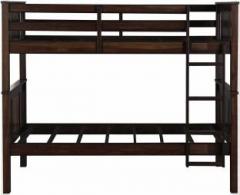 Aprodz Sheesham Wood Beerar Kids Bunk Beds with Ladder for Bedroom | Brown Finish Solid Wood Bunk Bed