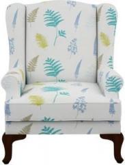 Arra Hamilton Embroidered Wing Chair C.69 Fabric 1 Seater Sofa