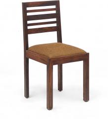 @Home Andorra Dining Chair with Cushion in Brown Colour