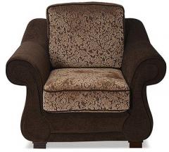 @Home Apollo Single Seater Sofa in Brown Colour