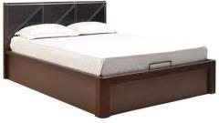 @home Aveeno Aura Queen Size Bed with Walnut Finish