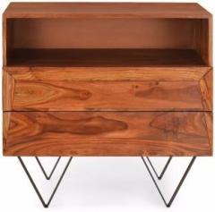 @home By Nilkamal Axial Solid Wood Free Standing Cabinet