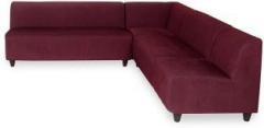 @home By Nilkamal Bolt Fabric 3 + 2 + 1 Maroon Sofa Set