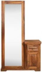 @home By Nilkamal Cubus Solid Wood Dressing Table
