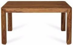 @home By Nilkamal Granada Solid Wood 6 Seater Dining Table
