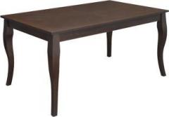 @home By Nilkamal Larissa Solid Wood 6 Seater Dining Table
