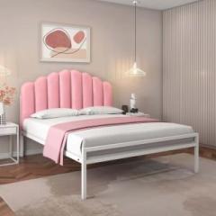 @home By Nilkamal Lotus Metal Queen Bed