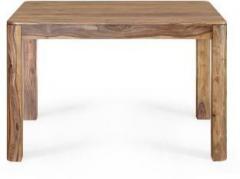 @home By Nilkamal Miracle Solid Wood 4 Seater Dining Table