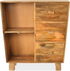 @home By Nilkamal Solid Wood Free Standing Cabinet