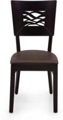 @home By Nilkamal Waves Solid Wood Dining Chair