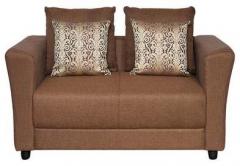 @home Captiva Two Seater Sofa in Brown Colour