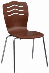 @Home Crown Bentwood Cafe Chair in Walnut Finish