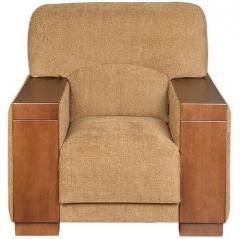 @home Laos Single Seater Sofa in Brown Colour