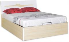 @Home Newton Queen Bed in White Colour