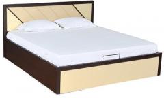@Home Stanley Storage Queen Bed in Brown Colour