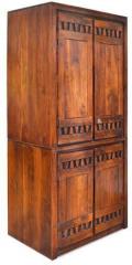 @home Thyme Two Door Wardrobe in Honey Brown Colour