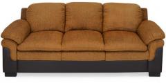 @Home Zelda Three Seater Sofa in Brown Colour