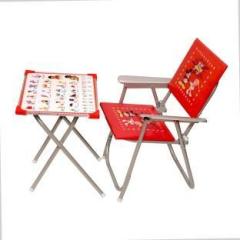 Avani Metrobuzz Kids Folding Table Chair Set For Study and Dining Solid wood Desk Chair