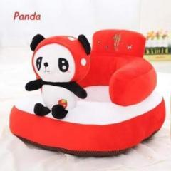 Avs Panda Shape Soft Plush Cushion Baby Sofa Seat or Rocking Chair for Kids 45 cm Fabric Sofa