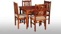 Balaji Dining Table Set Solid Wood 4 Seater Dining Set