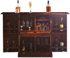 Bharat Furniture House sheesham Wood Stylish Bar Cabinet Solid Wood Bar Cabinet