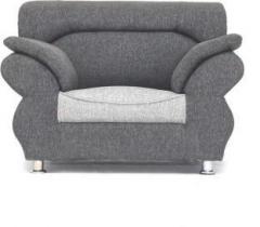 Bharat Lifestyle 107 1 seater Light Grey Solid Wood 1 Seater Sectional