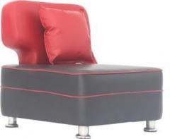 Bharat Lifestyle Butter Fly 1 Seater Red color Solid Wood 1 Seater Sectional