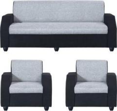 Bharat Lifestyle Italia Fabric 3 + 1 + 1 Grey Sofa Set