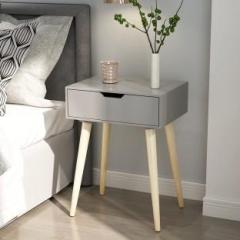 Bloo Furnish Side End Table with Drawer and Table for Bedroom, Living Room Engineered Wood End Table