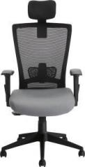 Bluebell VIVO PREMIUM ERGONOMIC HIGH BACK REVOLOVING/EXECUTIVE CHAIR WITH MULTI POSITION LOCK, ADJUSTABLE LUMBER SUPPORT, ADJUSTABLE HEADREST, 3 WAY ADJUSTABLE ARMS AND BREATHEABLE MESH BACK Mesh Office Executive Chair