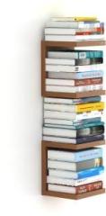 Bluewud Alvin Engineered Wood Open Book Shelf