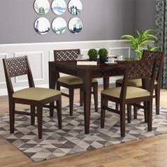 Brightwood Furniture Premium Dining Room Furniture Wooden Dining Table with 4 Chairs Solid Wood 4 Seater Dining Set