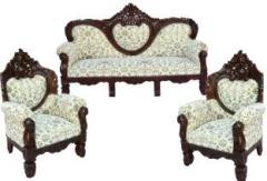 C.K.Handicrafts sofa set sofa set 3 1 1 sofa set for bedroom wooden sofa set for living room wooden sofa set Wooden Sofa Set 3+1+1| 5 Seater Sofa Set Fabric 3 + 1 + 1 Sofa Set
