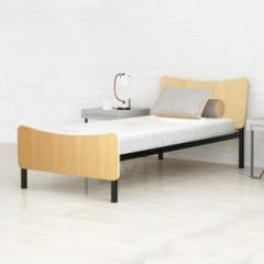 Camabeds Benne with Engineered Wood Foot / Head Rest Metal Single Bed