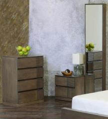 CasaCraft Adriano Chest of Four Drawers in Belgian Oak Finish