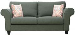 CasaCraft Anapolis Three Seater Sofa with Throw Pillows in Graphite Grey Colour