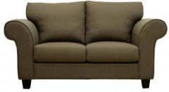 CasaCraft Anapolis Two Seater Sofa in Cedar Brown Colour