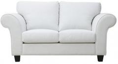 CasaCraft Anapolis Two Seater Sofa in Pearl White Colour