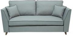 CasaCraft Carmelo Three Seater Sofa in Light Grey Colour